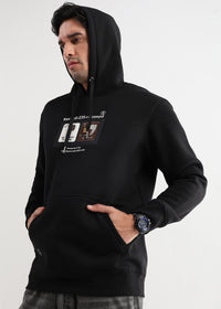 Be yourself Embroided Phantom Black Hoodie
