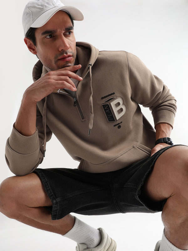 Plan B Biscuit Brown Zip-Top Hoodie