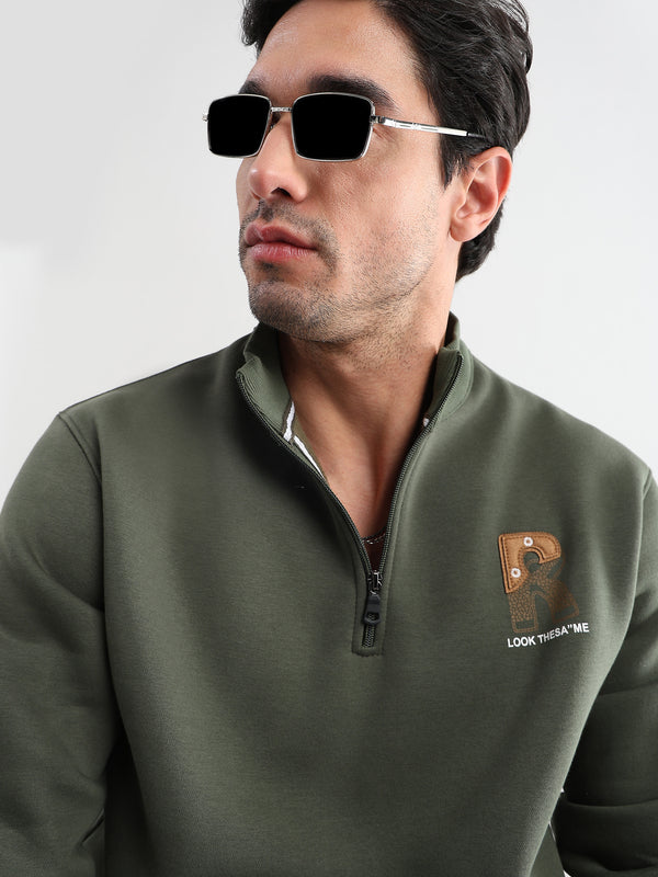 Mars Fern Oasis Zip-Top Sweatshirt