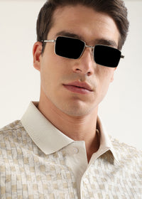 Ecru Sage Sorrento Mercerised Polo T-Shirt