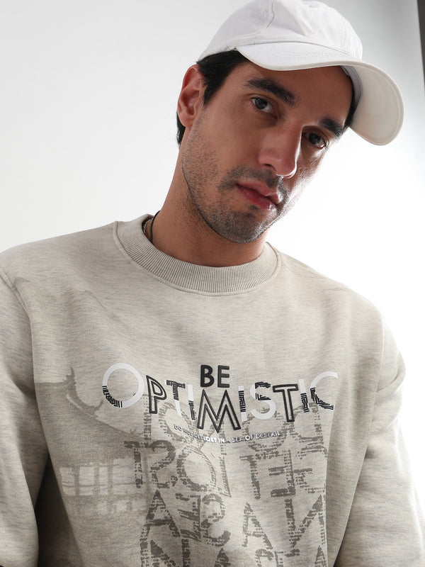 Be Optimistic Doeskin Sweatshirt