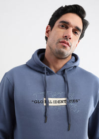 Global Identities Print Med Blue Hoodie