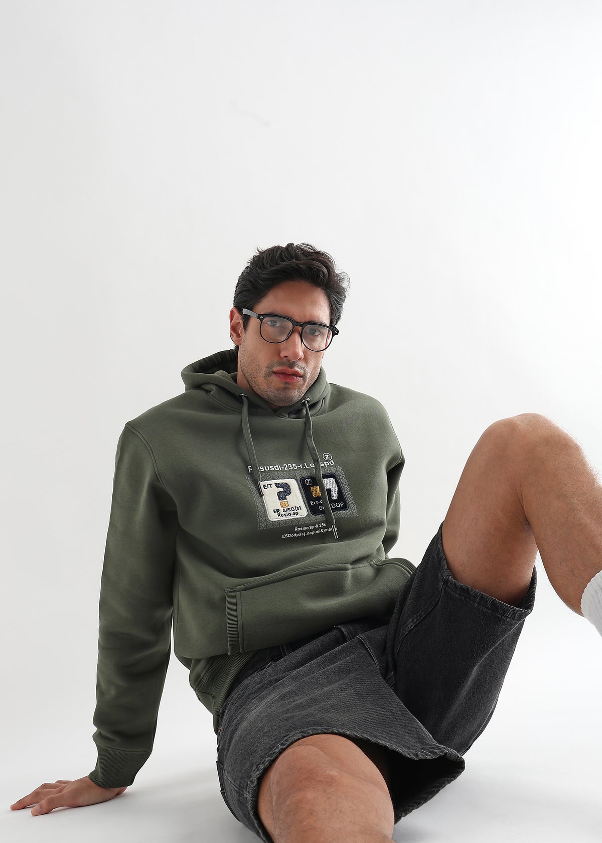 Be yourself Embroided Winter Pear Hoodie