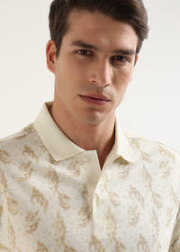 Off-White Maison Patterned Polo T-Shirt