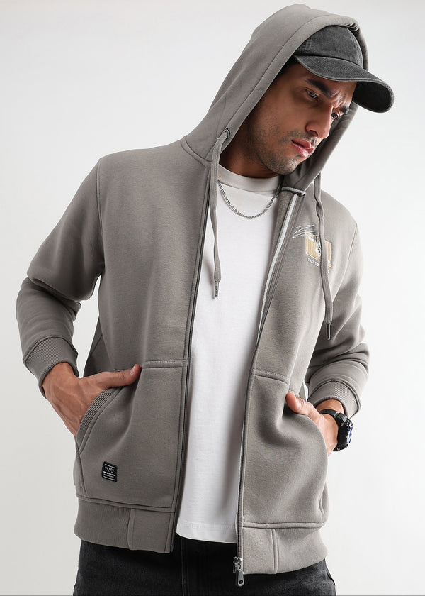 We’re Fucked! Mushroom Gray Cotton Hoodie