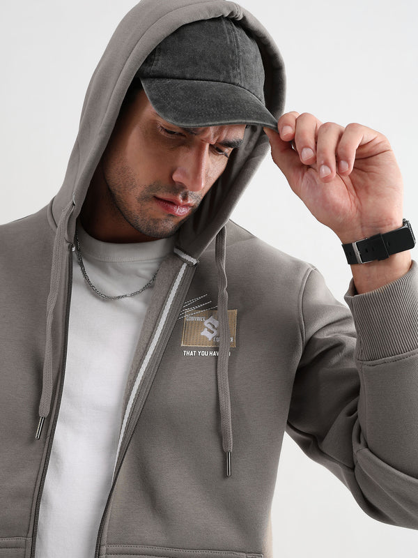 We’re Fucked! Mushroom Gray Cotton Hoodie