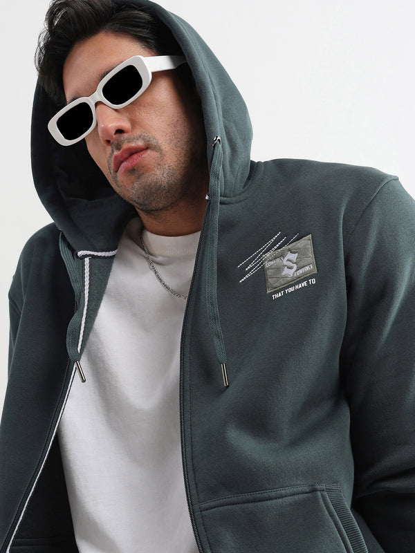 We’re Fucked! Dark Cyan Cotton Hoodie