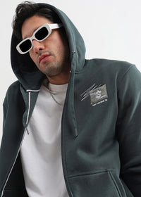 We’re Fucked! Dark Cyan Cotton Hoodie