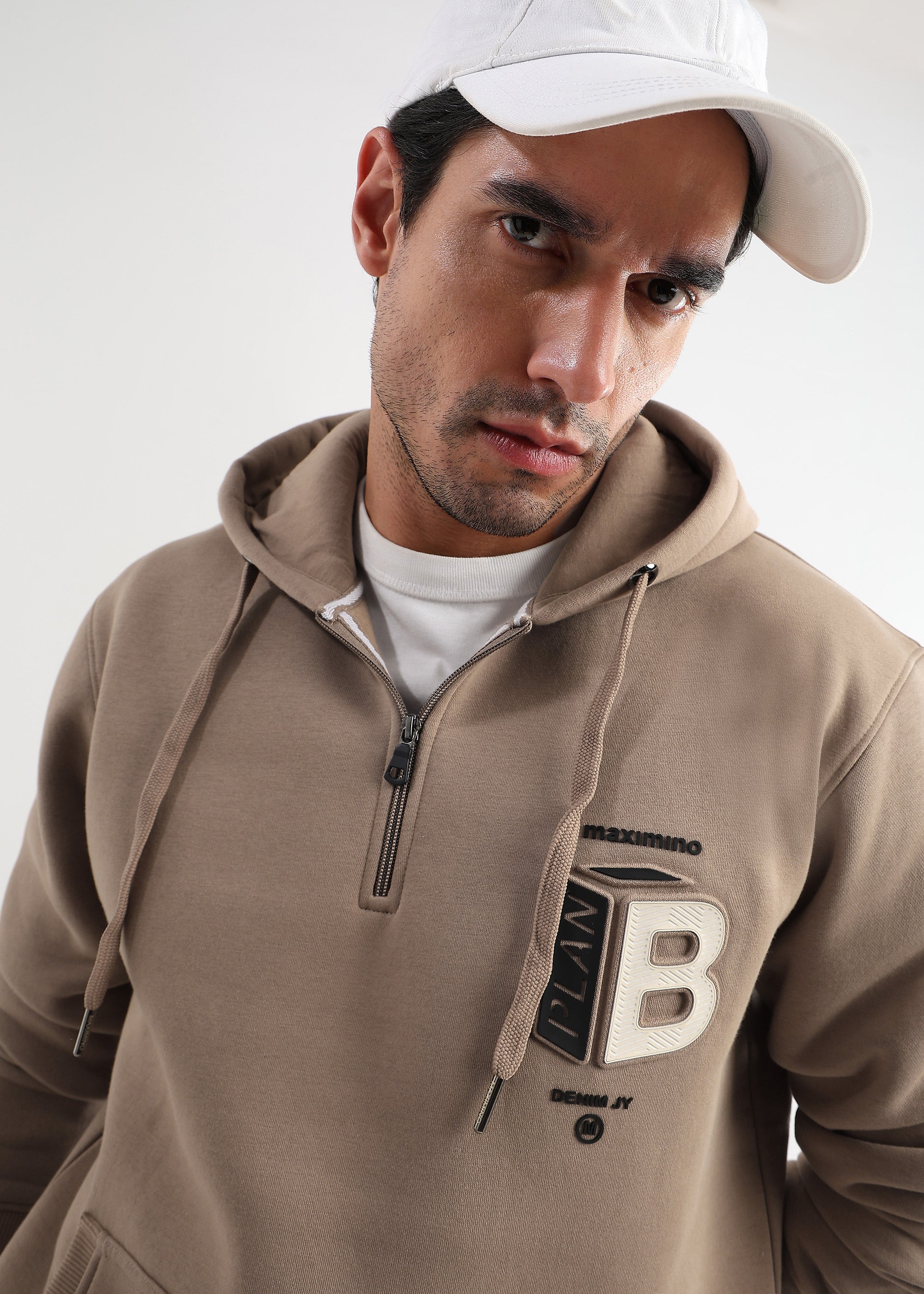 Plan B Biscuit Brown Zip-Top Hoodie