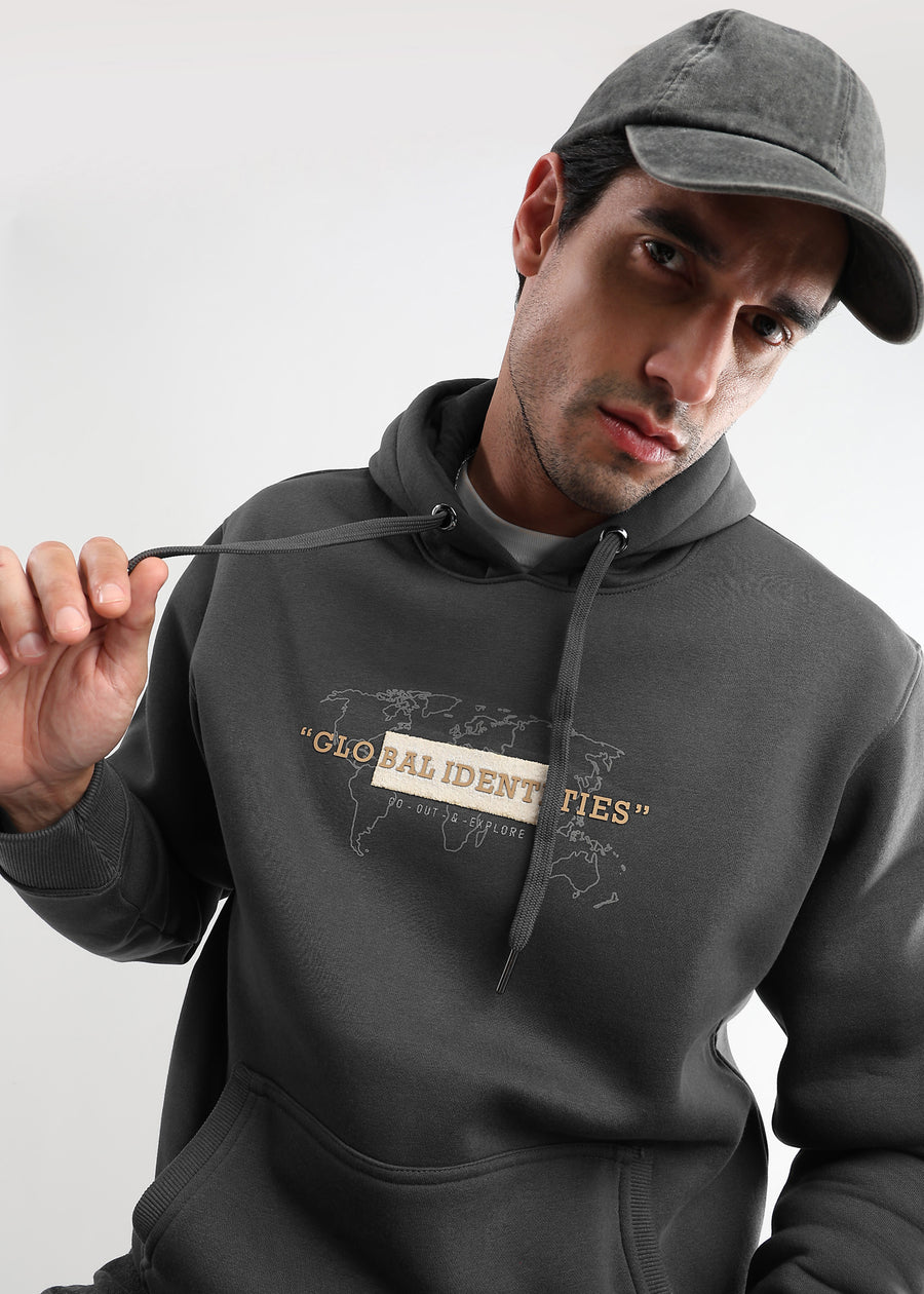 Global Identities Print Ghost Gray Hoodie