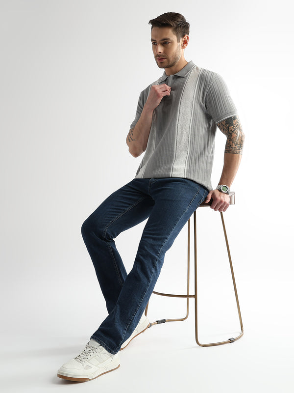 Gargoyle Gray Multi Structured Polo