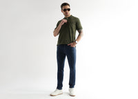 Cypress Green Self Structured Polo