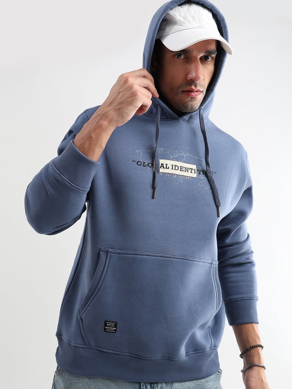 Global Identities Print Med Blue Hoodie